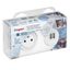 KIT DOUBLE USB+2P+T BLANC ENCASTRE CELIANE thumbnail 7
