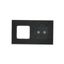 RTV pass-through aerial socket, atten.: 10dB, black matt thumbnail 2