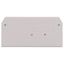 End and intermediate plate 2.5 mm thick light gray thumbnail 1