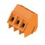 Printed circuit board terminals, 5.00 mm, Number of poles: 3, 135°, Solder pin length (l): 3.5 mm, tinned, orange, Clamping yoke connection, Clamping range, max. : 2.5 mm², Box thumbnail 4