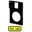 Q25TGE-X Label mount, yellow thumbnail 1