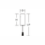 Pendant attachment D 72 H 175LP 3000 colour: anthracite thumbnail 3