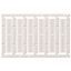 Unmarked Label for terminal blocks 1 mmÂ² push-in plus models , 102 pcs XW5T0173D thumbnail 2