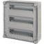 AV/I44-125 MCB enclosure, IP65, mounting rail vertical, HxWxD=375x375x150mm thumbnail 3