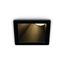 BLACK GU10 10W BLACK REFLECTOR DARK LIGHT ASYMMETRIC thumbnail 1