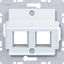 Centraalplaat 2-v, AMP connectors, A.x/C.x/S.x/B.x/Q.x/K.x wit gl. thumbnail 1