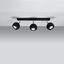 CEILING LAMP OCULARE 3 BLACK GU10 3X40W IP20 thumbnail 5