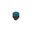 Spring-return blue flush pushbutton thumbnail 2