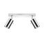 CEILING LAMP RING 2 CHROME GU10 2X40W IP20 thumbnail 1