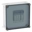 NH individual enclosure 1x XNH00, 3-pole+1-pole, incl. finger-protecti thumbnail 3