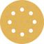EXPERT C47 Sandpaper with 8 holes for Random Orbital Sanders 115 mm, G 18 5-pc thumbnail 1