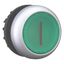 M22-DRL-G-X1 Illuminated pushbutton actuator, RMQ-Titan, Flush, maintained, green, inscribed, Bezel: titanium thumbnail 7