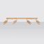 CEILING LAMP BERG 4 NATURAL WOOD GU10 4X40W IP20 thumbnail 7