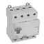 RCD DX³-ID - 4P - 400 V~ neutral right hand side - 25 A - 500 mA - AC type thumbnail 1