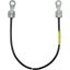 Earth conductor 16mm² / L 2.0m black w. 2 closed cable lugs (D) M10 Su thumbnail 1