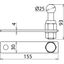 Earth connection plate for fuse holders with one fixed ball point D 25 thumbnail 2