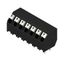 Printed circuit board terminals, 5.00 mm, Number of poles: 7, 135°, Solder pin length (l): 3.5 mm, black, PUSH IN with actuator, Clamping range, max. : 1.5 mm², Tube thumbnail 1