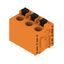 Printed circuit board terminals, 7.50 mm, Number of poles: 3, 180°, Solder pin length (l): 3.5 mm, tinned, orange, PUSH IN with actuator, Box thumbnail 1