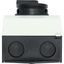 P1-32/I2/SVB-SW/HI11 Main switch, P1, 32 A, surface mounting, 3 pole, 1 N/O, 1 N/C, STOP function, With black rotary handle and locking ring, Lockable in the 0 (Off) posit thumbnail 56