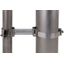 Fixing clamp w. spacer bar 95mm f. pipes D 40-50mm on sector antennas  thumbnail 1