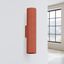 VERTICAL WALL LAMP ILLUMINATING UP AND DOWN FROM THE CARBON SERIES RED OCHRE FOR LIVING ROOM 2XGU10 thumbnail 3