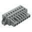 1-conductor female connector CAGE CLAMP® 2.5 mm² gray thumbnail 1