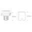 WHITE IP65 WALL RECESSED COB 2W WW 700mA DARK LIGHT thumbnail 2