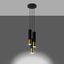 LOOPEZ 3P HANGING LAMP BLACK/GOLD GU10 3X40W IP20 thumbnail 5