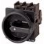 P1-32/EA/SVB-SW/N/HI11 Main switch, P1, 32 A, flush mounting, 3 pole + N, 1 N/O, 1 N/C, STOP function, With black rotary handle and locking ring, Lockable in the 0 (Off) pos thumbnail 1