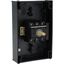 P3-63/I4/SVB-SW/HI11 Main switch, P3, 63 A, surface mounting, 3 pole, 1 N/O, 1 N/C, STOP function, With black rotary handle and locking ring, Lockable in the 0 (Off) posit thumbnail 61