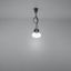HANGING LAMP DIEGO 3 GRAY E27 3X60W IP20 thumbnail 3