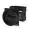 P3 Main switch, 80 A,Rear mounting, 4 pole, Form V/SVB, Black, Door co thumbnail 1