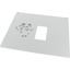 XMN332406CV1 Front cover, +mounting kit, for NZM3, vertical, 3p, HxW=600x600mm, grey thumbnail 2