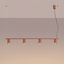 Chandelier KARBON 4 red ochre thumbnail 2