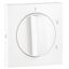 COVER PLATE F/3 POSIT ROTARY SWITCH WHITE thumbnail 1
