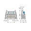 1-conductor female connector CAGE CLAMP® 2.5 mm² light gray thumbnail 2