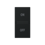 Rocker cover ON/OFF symbol - 1M - Matt Black thumbnail 1
