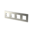 Frame 4-gang / 2+2+2+2-modules - ABB logo - S - Nickel thumbnail 2