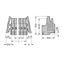 2-conductor female connector Push-in CAGE CLAMP® 2.5 mm² gray thumbnail 2