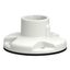 Plastic fixing plate in white thumbnail 2