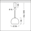 SCON-S AC 250 LED650-930 LDO SP BZ - Pendant luminaire thumbnail 2