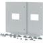 XTMP2N4FC-XMV-H550W800 Front cover for 2x NZM4-XMV, fixed, HxW=550x800mm, grey thumbnail 4