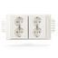 Cable set 2p socket 2x2,5mm� HF blue 5m thumbnail 1