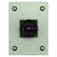 Main switch, P1, 40 A, surface mounting, 3 pole, 1 N/O, 1 N/C, STOP function, With black rotary handle and locking ring, Lockable in the 0 (Off) posit thumbnail 7