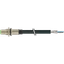 M12 male recept. A-cod. shielded rear PUR 4x0.34 shielded bk 2.5m thumbnail 1