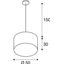 TENORA pendant PD-1, white, E27, max. 60W thumbnail 2