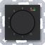 Room thermostat, heating/cooling, A.x/C.x, matte night black thumbnail 1