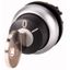 M22-WRS-MS6 Key-operated actuator, maintained, 2 positions, MS6, Key withdrawable: 0, I, Bezel: titanium thumbnail 1