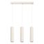 Minimalist KARBON pendant lamp with three pendants and a beige ceiling plate 3xGU10 thumbnail 1