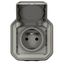 Socket Outlet Plexo French Standard Grey Surface thumbnail 4